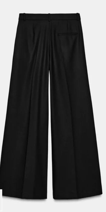 Панталони  zara зара  кожа и деним