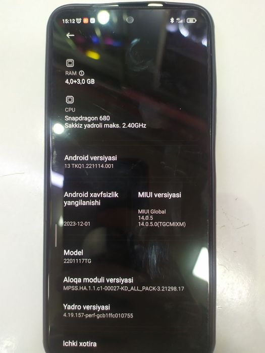 Srochno sotiladi naqtga. Redmi note11 6/128 gb