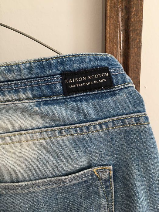 Дамски дънки,  MAISON SCOTCH,  цвят бледо син ,  модел   леко SLIM