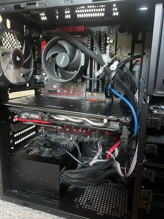 Геймърски компютър Ryzen 7 1700 GTX 1060, 32GB RAM, 1TB SSD 1 TB HDD