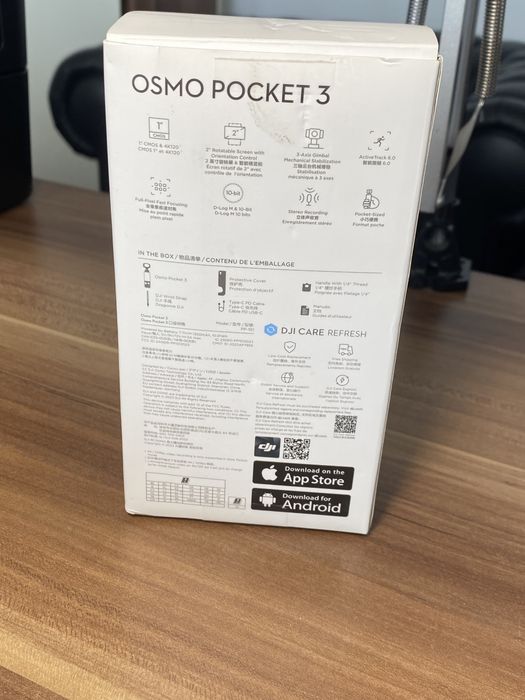 Camera Osmo Pocket 3, Desigilat, Black