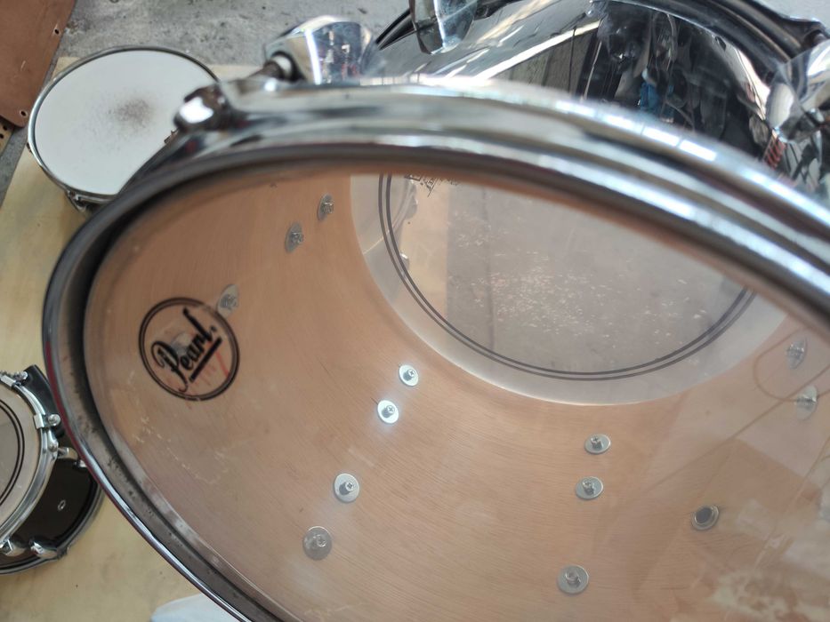 Барабани Pearl Export Series (Made in Taiwan) – 3 тома с I.S.S. холдери + Соло барабан