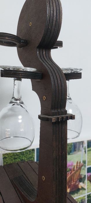 Suport pentru sticle de vin violoncel