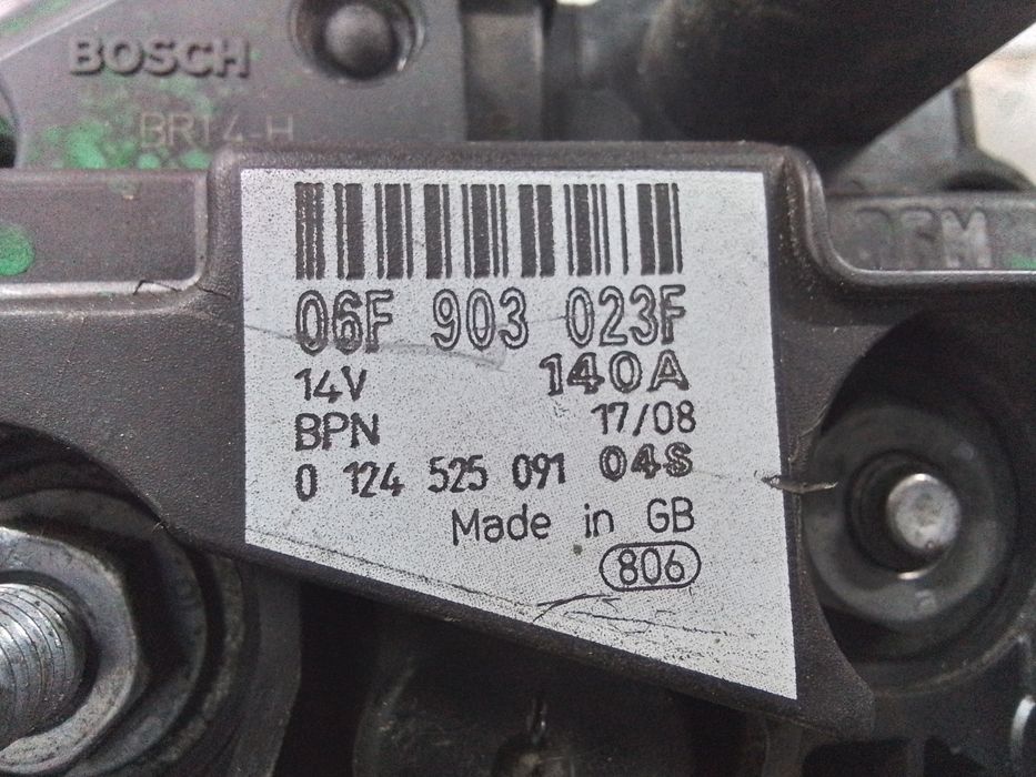 Alternator Volkswagen Golf 5 (2004-2009) 1.9 Motorina 2008