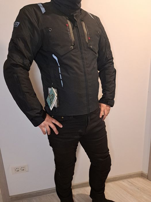 Geaca moto textil SM Master Black M, L, XL, 2XL, 3XL Noua!