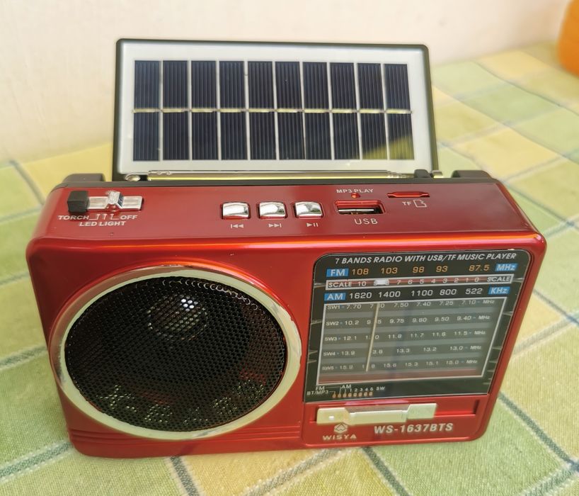 Качественно соларно радио с блутут (радио със солар соларно зареждане)