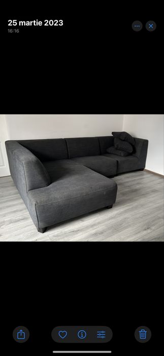 Canapea in forma de L modulara