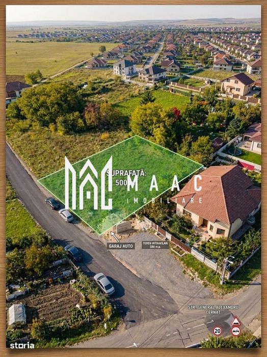 Teren intravilan 500 mp | Veterani, Sibiu | acces auto direct