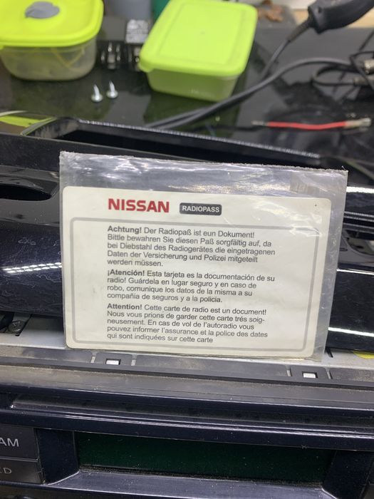 Магнитола ниссан