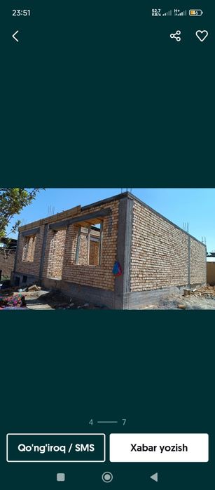 Ustalar hizmati g'ish uramiz uy ko'taramiz tom yopamiz