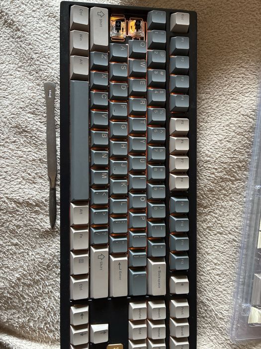 Tastatură Weikaw Luchy80 (Custom) + microfon Fifine AM8