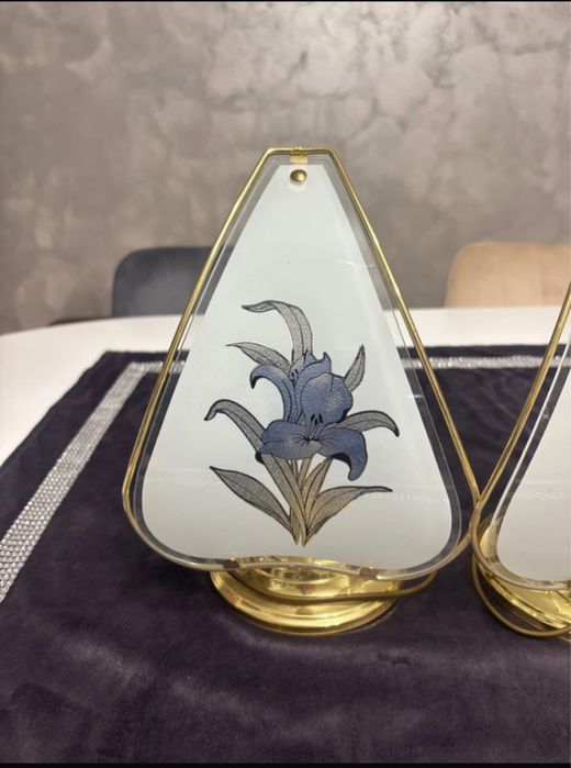 Veioze din sticla pictata