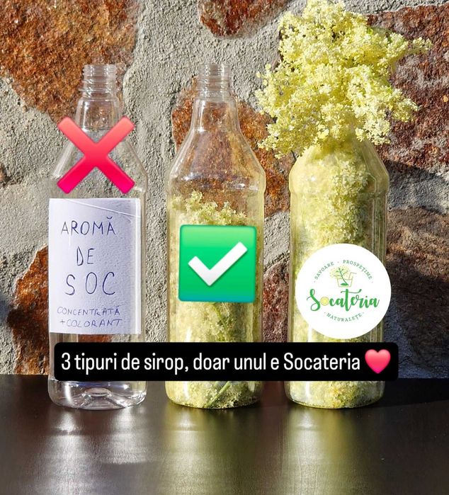 Sirop de SOC - socata, racoritoare, cocktail-uri