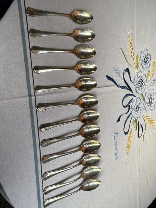 Set lingurite 12buc argint 800