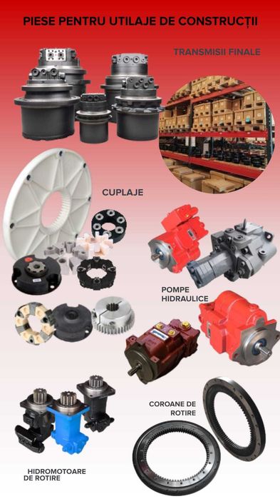 Pompa hidraulica JCB 3CX 4CX Cod Material 70/29120047 Nou, Pe Stoc