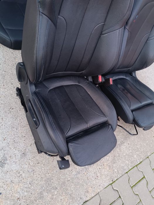 Спортен кожен салон за bmw f40/бмв/1серия/1serie/2020г/recaro/