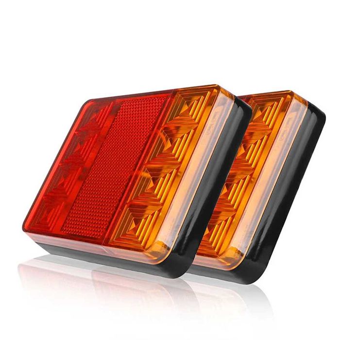 Комплект LED Диодни стопове, 12/24V - 120x95x23 мм, IP65