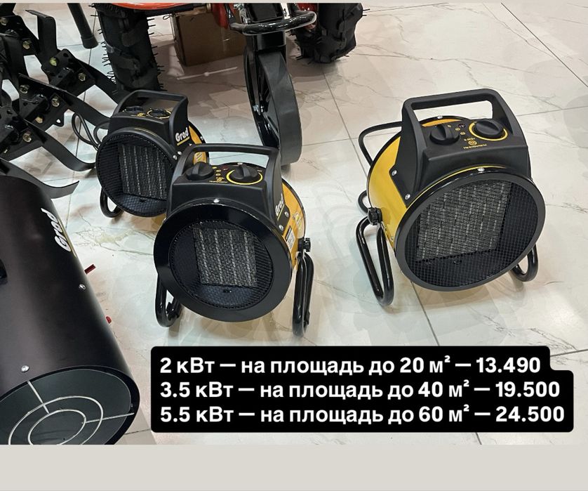 Пушка Электрическая Обогреватель Тепловая теплопушка тепловентилятор