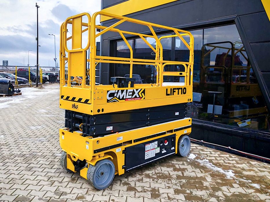 Ножични вишки ПОД НАЕМ Бургас от 8 до 17 метра