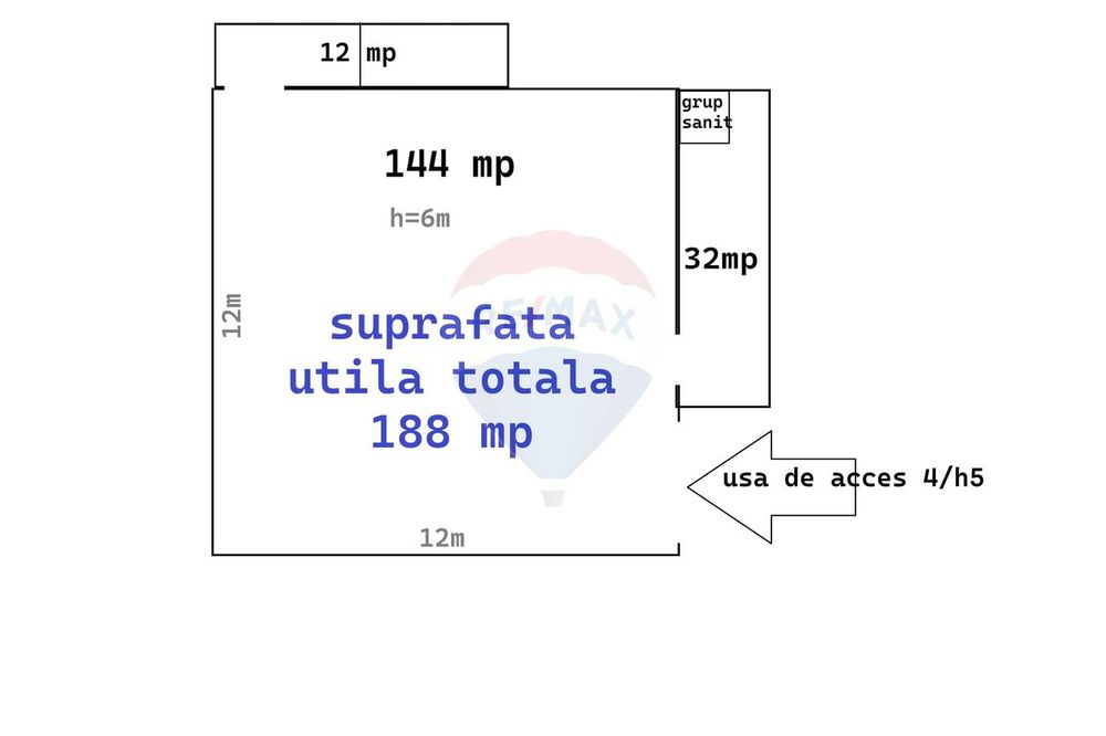 Inchiriere spațiu de depozitare și producție, Brașov, Uzina 2, 188 mp