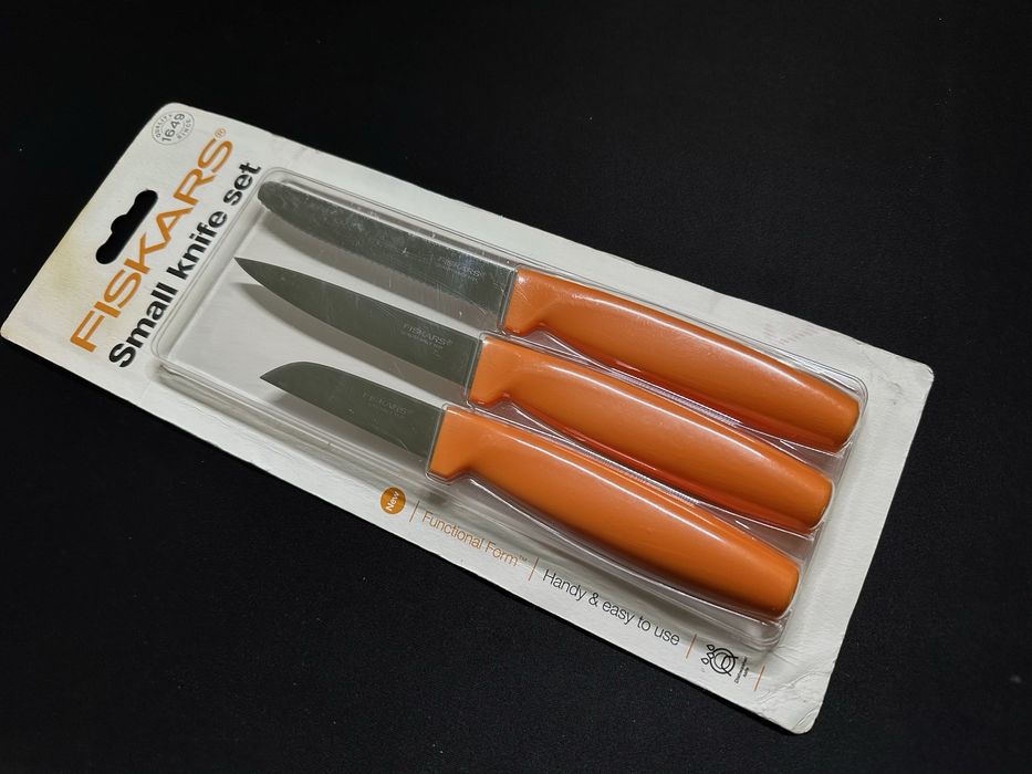 Set 3 cuțite bucătărie Fiskars – Small Knife Set nou, sigilat