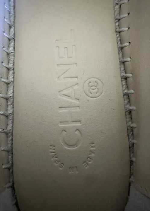 Espadrile originale Chanel, 38