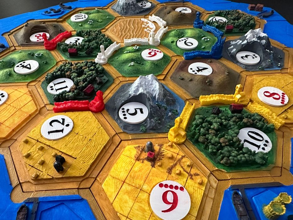 Set Catan 3D – Printat 3D (nepictat)