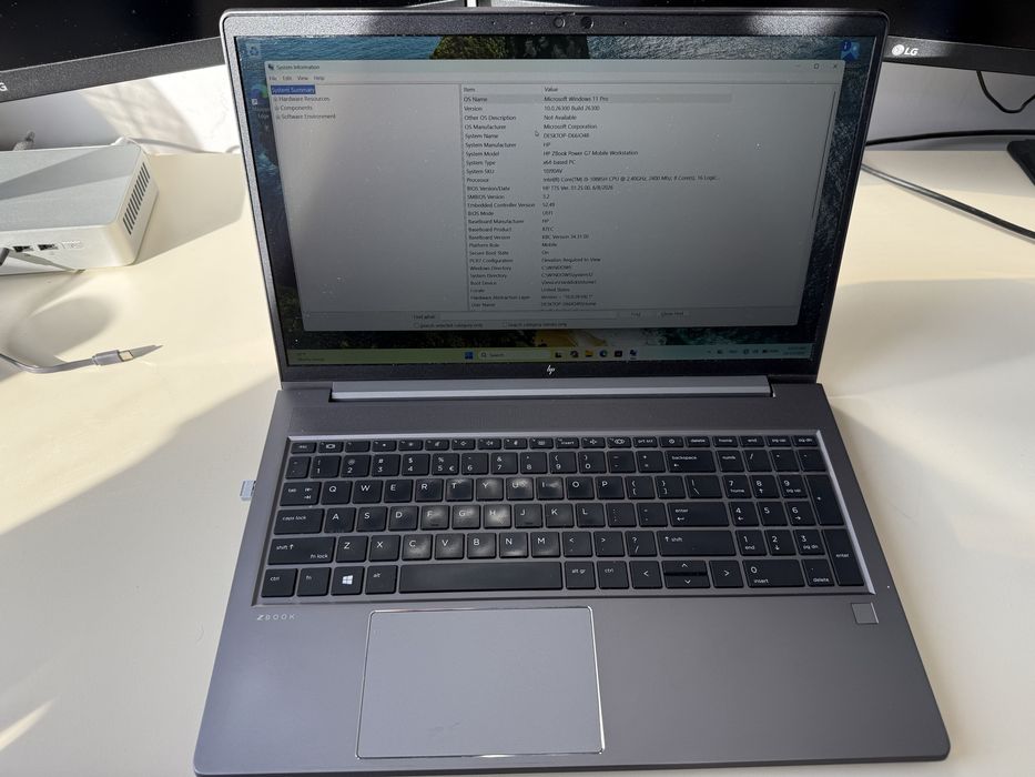 Laptop HP ZBook Power G7 Workstation | i9 | 64GB RAM | Nvidia Quadro T2000 4GB