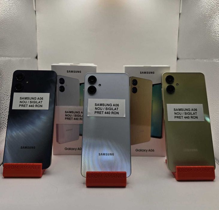 Samsung A06 / NOU / SIGILAT / GARANTIE * Krom Amanet Margeanului *