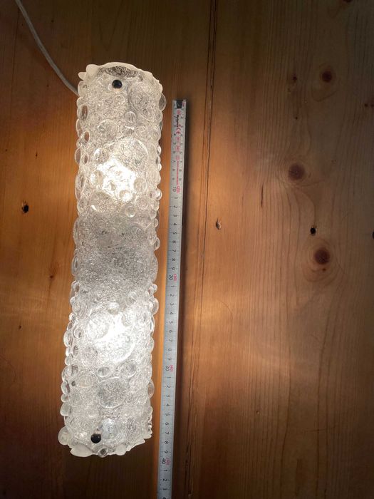 lampa perete aplica Hillebrand by Kalmar Franken iceglas art deco rara