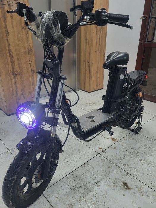 Электровелосипед электро велосипед Леопард 1200W 60v 30ah Монстр 2акб