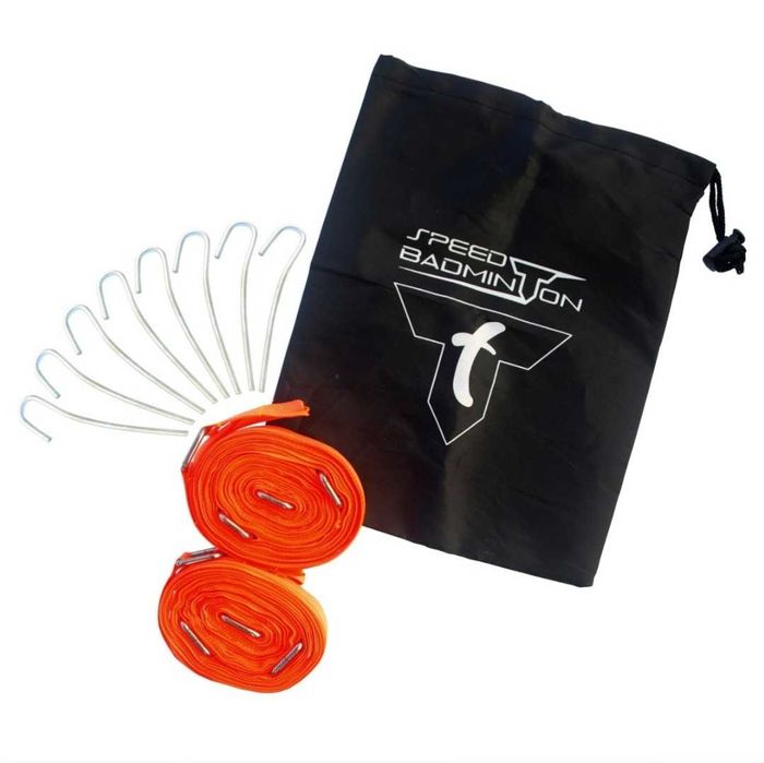 Мрежа, маркировка, ракети и пера за бадминтон