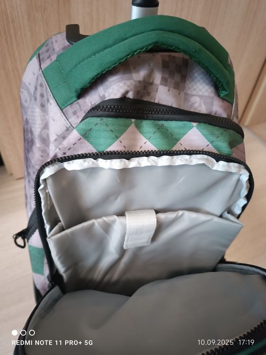 Официална раница с количка Хари Потър Слидерин | отлично състояние