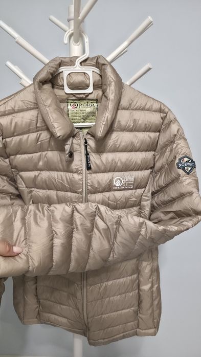 Geaca matlasata NORWAY, bej, pentru dama, marimea 2XL