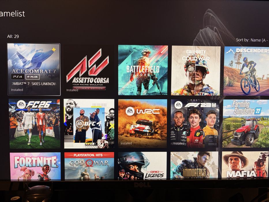 Playstation 5, PS5 Digital, FC26, GTA V + 130 jocuri + PS Essential