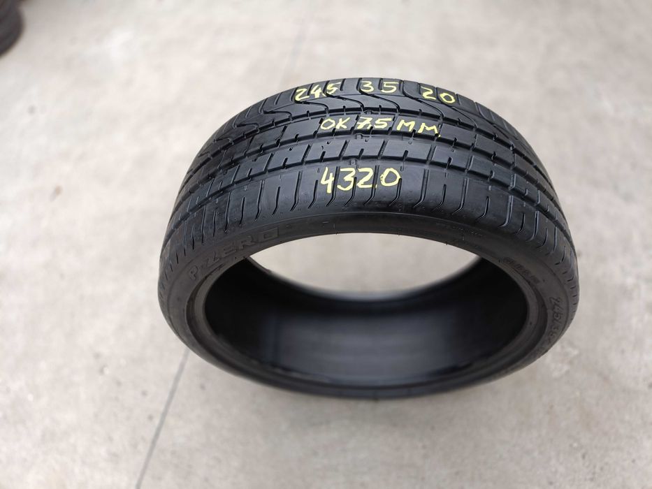 O anvelopa vara 245 35 20 pirelli p zero profil de 7,5 mm