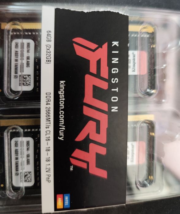 Продавам 64GB DDR4 за лаптоп