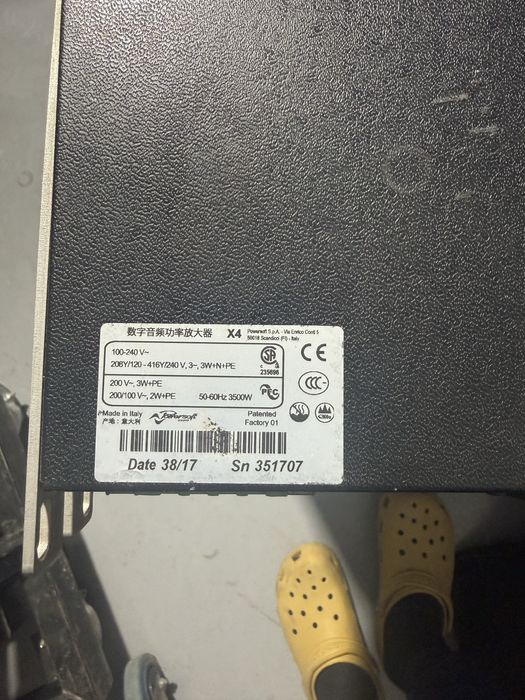Powersoft x4 cu dante