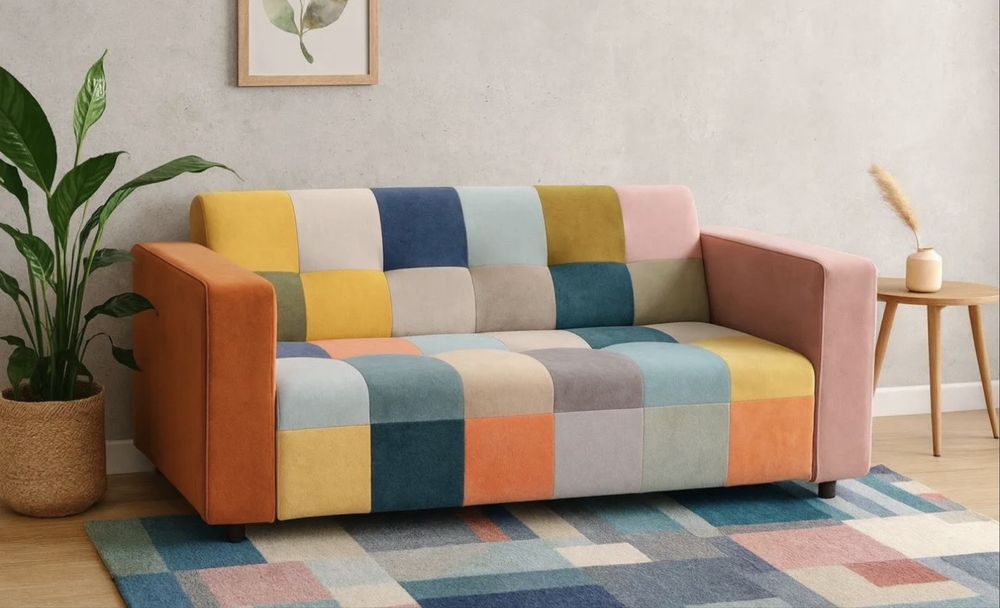 Диван прямой для дома офиса салона красоты