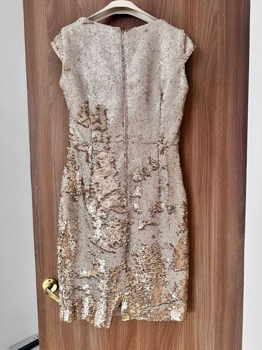 Платье с двусторонними пайетками