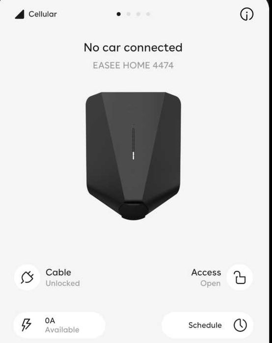 GARANTIE 2 ani - Statie de incarcare auto EASEE Charge UP 7.4 kW - eSIM + WIFI + RFID