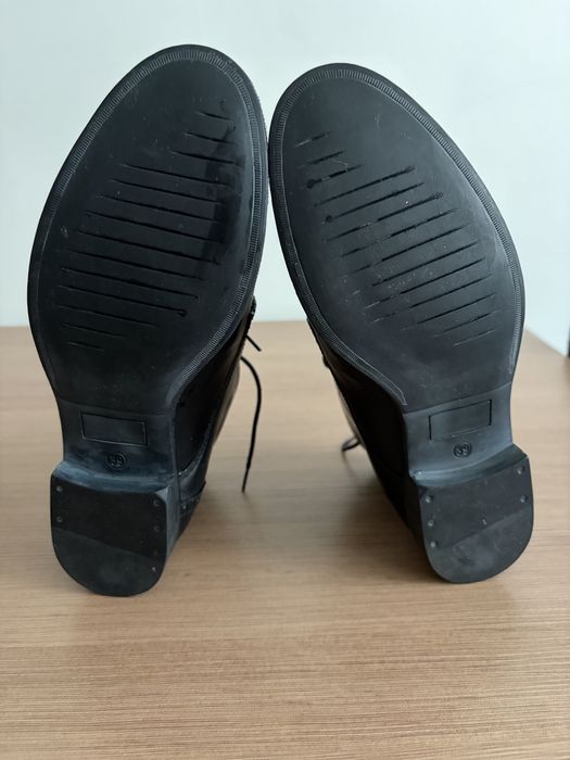 Botine piele naturală 39 tip Oxford
