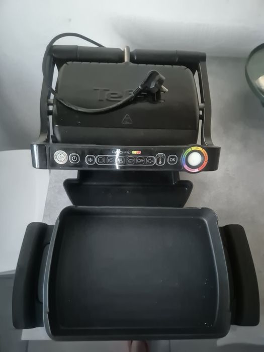 Gratar electric TEFAL OptiGrill+ Snacking&Baking GC714834, 2000W, 6 pr