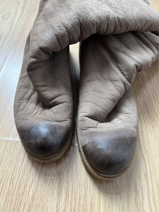 Дамски ботуши от естествена кожа