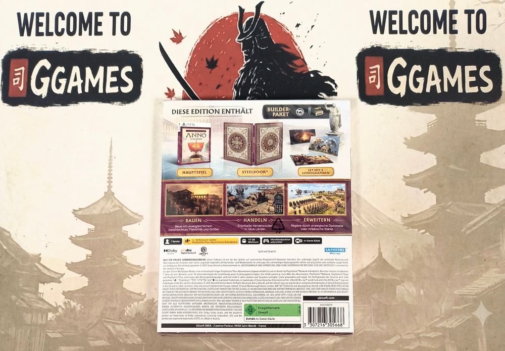 Anno Pax Romana Tribun edition Steelbook PS5