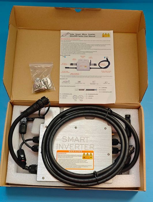 Соларен инвертор MPPT 600W, WiFi, за 30V-36V фотоволтаични модули