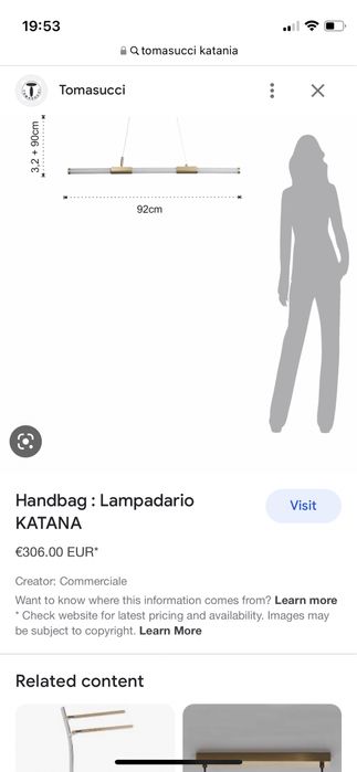 Lustre Tomasucci Led