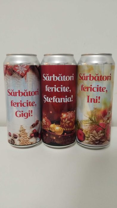 Sticle personalizate - cadou deosebit de Craciun, Paste, zi de nastere