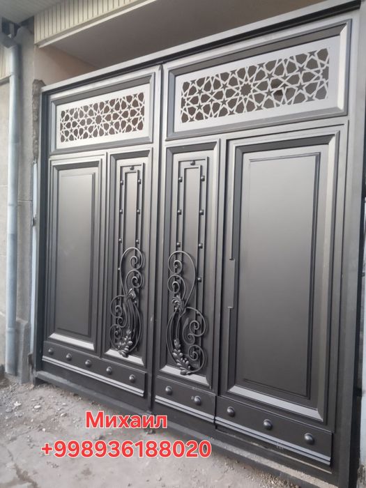 ВОРОТА. НАВЕСЫ. Двери. Решетки. Ограждение.