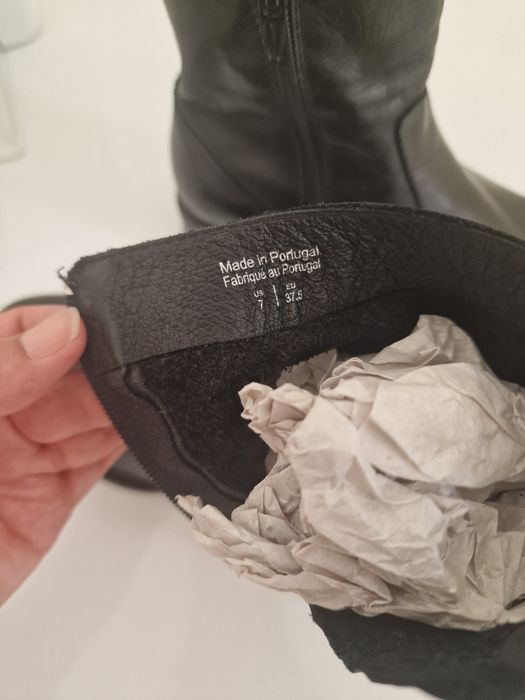 Ботинки чистая кожа